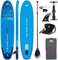 CampSup Aqua Marina Monster 12'0 – Aufblasbares SUP Board Allround für Anfänger mit Kajaksitz – Stand Up Paddle Board Komplettset – Limited Edition Blau