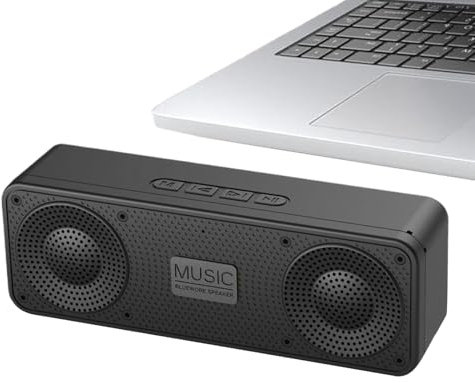 Générique Altoparlante senza fili,Altoparlanti portatili senza fili per PC desktop | Subwoofer per doccia, computer auto, classe festa, palestra, campeggio, piscina, spiaggia, viaggio, terrazza
