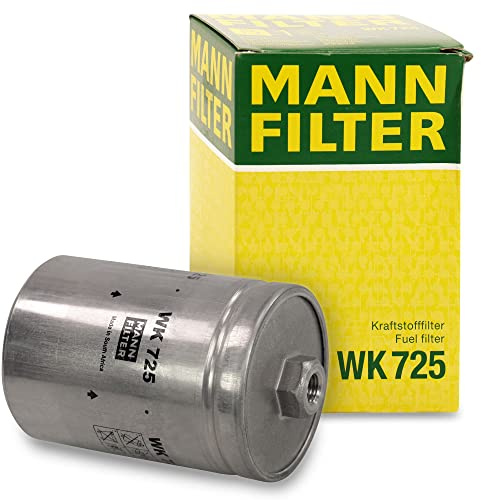 MANN-FILTER, WK 725 Kraftstofffilter | Für PKW, Schutz des Kraftstoffsystems, Injektorschutz, Zuverlässige Kraftstoffversorgung, Echte OE-Technologie