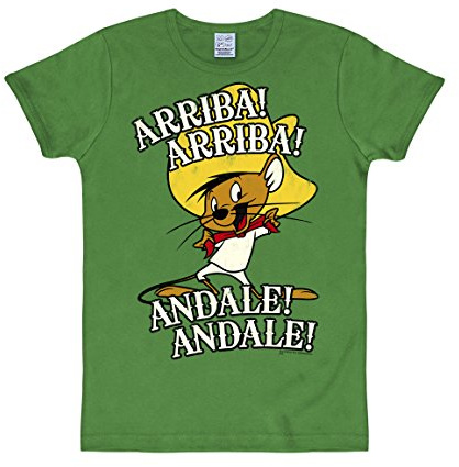 Logoshirt® Looney Tunes Speedy Gonzales Arriba Andale T-Shirt Damen & Herren M