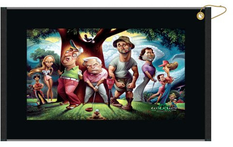 Devant Bushwood Wahnsinn ohne Handicap Tribute Golf Handtuch