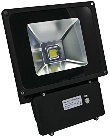 Synergy 21 S21-LED-TOM00266 Proyector 80 W Negro A+ - Proyectores (80 W, LED, Negro, LED, Blanco frío, 6250 K)