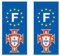 Aufkleber auto, mit Marken-Kennzeichen des Herstellers, Portugal Jersey/Shirt Ð FPF