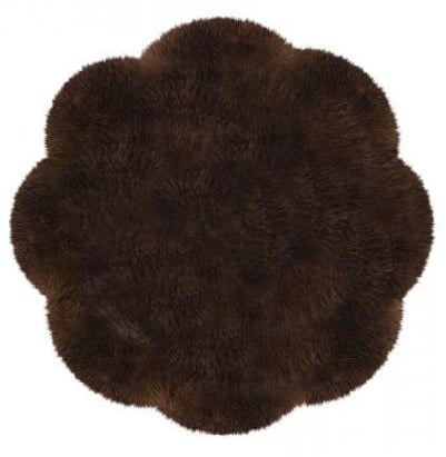 Heitmann-Felle Fellteppich - braun | 140 x 140 cm 145
