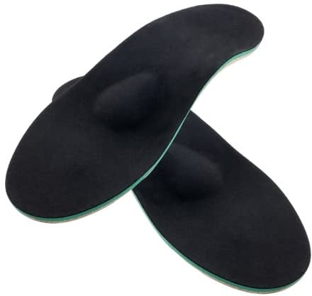 Green-Feet Solette Ortopediche per Piedi Piatti, Cavi e Normali con appoggio per Piede valgo e Imbottitura, realizzate a Mano in Germania High Arch/erhötes Gewölbe, 37/38 EU