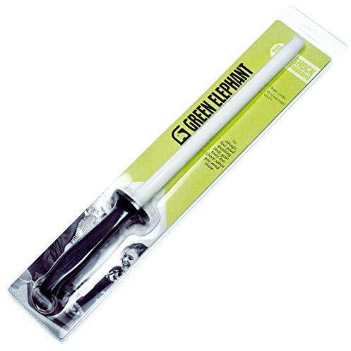 Green Elephant Knife Ceramic Sharpener - Hone, Realign, Sharpen. High Durability Professional Honing Rod (11)