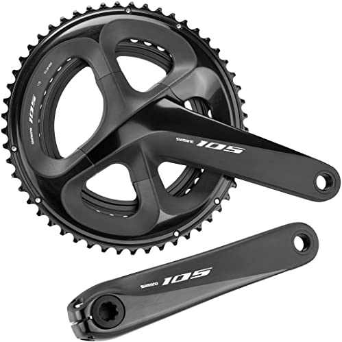 SHIMANO Unisex – Erwachsene Tretlager-2092852710 Tretlager, Schwarz, 175 mm
