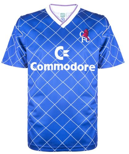 Chelsea 1988 Retro Football Shirt Blue Small Polyester