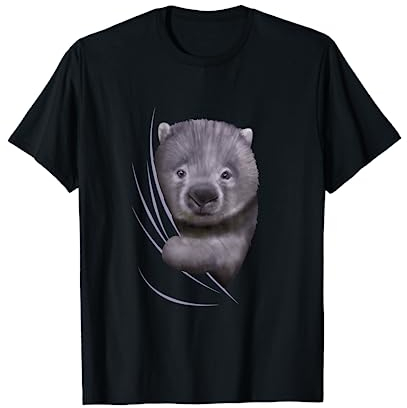 Wombat kommt aus Kleidung Kinder Geschenk Outfit Wombat T-Shirt