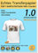 TransOurDream A4X10 Blatt, ECHTE Inkjet Bügelfolie(Transparent),Transferfolie Transferpapier, bedruckbare Transferfolie für helle T-Shirts und Textilien,T-Shirt Folie zum Aufbügeln,Transfer Paper