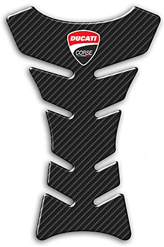 Tankpad selbstklebend Harz 3D Tankschutz kompatibel mit Motorrad DUCATI - PD001