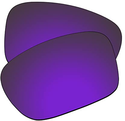 EZReplace Verres de rechange pour lunettes de soleil Oakley Holbrook OO9102 (verres polarisés), bleu/violet, taille unique