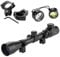 UISEBRT Zielfernrohr Gewehrzielfernrohre 3-9x40EG inkl. 11mm Montagen Rot & Grün Punkt Visier Luftgewehr Zielfernrohr Luftgewehr für Jagd Softair und Sport