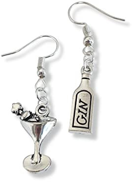 Gin and Tonic Earrings, Gin Cocktail Novelty Earrings, Gift for Gin Lover