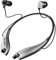 YOSDOM Bluetooth Headphones, Neckband Bluetooth Headphones 24H of Playback, Around The Neck Bluetooth Headphones with Vibrate, Noise Cancelling Microphones, IPX7 Waterproof, for Sports, Music, Silver