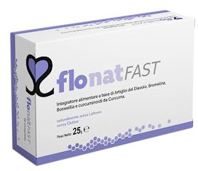 Flonat Fast 20 Compresse - Integratore per Infiammazioni Articolari con Bromelina, Boswellia, Artiglio del Diavolo e Curcuma – Supporta la Funzionalità Articolare e Riduce Edemi