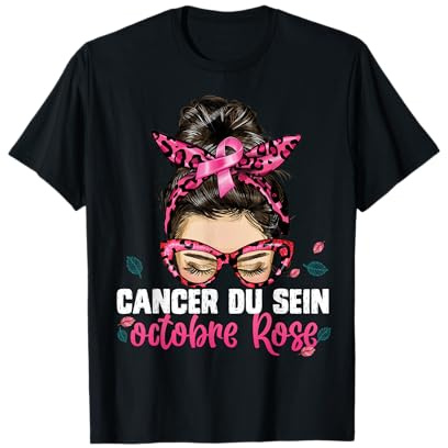 All Against Breast Cancer, Ruban Papillon Rose Octobre T-Shirt
