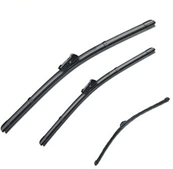 Scheibenwischer & Zubehör Scheibenwischer LHD Vorne Und Hinten Wischerblätter Set Für Audi Q3 MK1 2011-2017 2016 Windschutzscheibe Windschutzscheibe Fenster 24+ 20 + 16 Scheibenwischer (Color