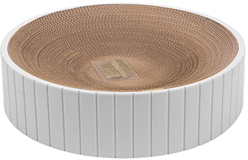 Kratzbretter Katze, Katzenkratzbretter Schüssel Nest, Runder Kratzpappe Kratzmatte - Kratz Pappe Katzenbrett Corrugated Lounge Kratzpappe Für Katzen Bett, Katzen Kratzmöbel Für Couch Teppiche Sofas