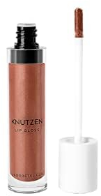 UND GRETEL Naturkosmetik KNUTZEN Lipgloss – Pflegend, hochpigmentiert, natürlich und zertifiziert - Farbe Caramel Shimmer 11