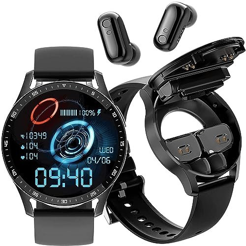 Reloj Inteligente Ultrafino de 1,32 Pulgadas IPS Con Pantalla Táctil, Bluetooth, Auriculares Inalámbricos, Resistente Al Agua IP67