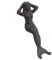 AB Tools Kleine Meerjungfrau Gusseisen Statue Figur Ornament Garten Wasser Teich Regal Sitzend