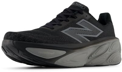 New Balance Fresh Foam X More V5 Herren, Schwarz/Leinen/Silbermetallic, 41.5 EU