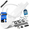 OfficeUp® KABELKANAL Schreibtisch - Kabelmanagement [Komplett Set] - Cable Management - Kabelhalter [Abnehmbar] - Kabelwanne - Jetzt erhältlich