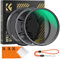 K&F Concept Nano X-Serie Filtersets 49mm Polfilter,UV Filter mit Objektivdeckel*2 und Reinigungstuch*3