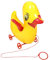 ibasenice Gehende Tierballons Folienballons Niedliche Cartoon-Tierballons Geburtstagsparty Zoo-Dekorationszubehör Niedliche Enten-Förmige Ballons