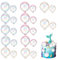 24 Stück Torten Deko Kugeln, Kugel Kuchen Deko Ballon Kuchenaufsatz, Torten Deko Kugeln, Mini Luftballons Für Torte für Geburtstag Hochzeit DIY Dekorationen Torten Deko Babyparty