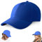 QEEROYO Baseballmützen, Verstellbar Athletic Baseball Cap, Baseball Caps für Damen, Baseball Cap, Einfarbige Baseballkappe, Verstellbare Baseballmütze, Classic Baseballkappen, Basecap Cap, Blau