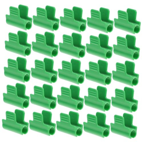 Sosoport 30 Piezas abrazadera de invernadero clips de red para protegerse del sol abrazaderas para cubiertas de piscinas abrazadera pequeña para toldo de lona abdominales Green