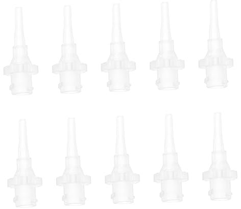 COLLBATH 20 Stk Ohrreinigungsdüse Ohrkamera und Wachsentferner Ersatztipps für Elefantenohren ear wash ohrentropfen werkzeug Ersatz-Ohrspülerschläuche Ersatzspitzenrohr PVC Transparent