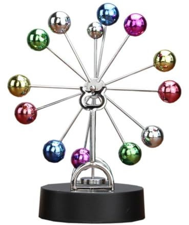 Newtons Cradle Pendulum,Perpetuum Mobile Ferris Wheel Balance,Newtons Cradle System Electronic Balls,Solar Pe Planet Balance