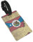 Abstrakte Montana-Flagge, Map04, Reisegepäckanhänger, Namensschild, Etiketten-Set für Koffer