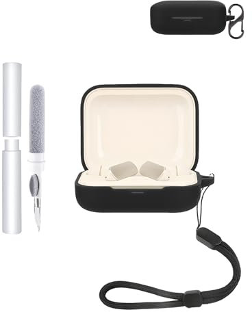 Silikon Schutzhülle für Realme Buds Air7 Ohrhörer - Langlebige und umweltfreundliche Bluetooth-Ohrhörer mit präzisen Löchern und Ladekompatibilität - stoßfest, komfortabel