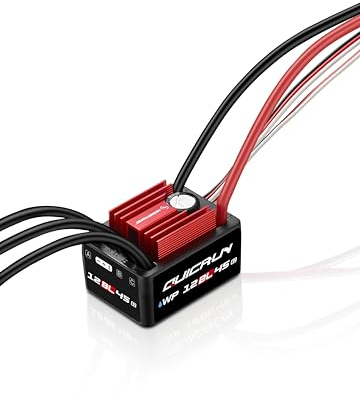 HobbywingQuicRun 12BL45 G2 2-3s lipo ESC for RC Car Trucks | Geschwindigkeitsregler im Maßstab 1/12, 1/14