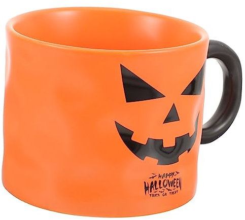 Healifty Kürbis-milchbecher Für Halloween Wassermug Mit Geisterdesign Keramische Kaffeetasse Für Heiße Und Kalte Getränke Für Zuhause Und Büro Lustiges Zur Gruselsaison