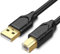 Câble d'imprimante USB 2.0 type B - 1,5 m - A vers USB B - Câble d'imprimante pour HP, Canon, Epson, Samsung, pixma, Dell, Lexmark, Xerox, Brother (1,5 m)