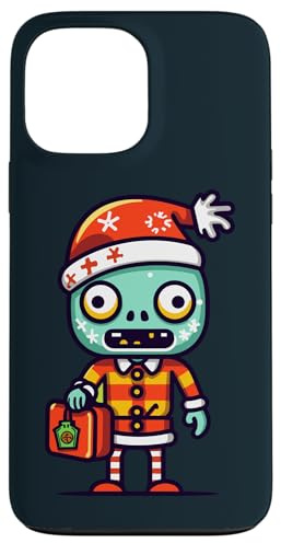 Scary Zombie Santa Claus Christmas Spooky Halloween Xmas Case for iPhone 13 Pro Max