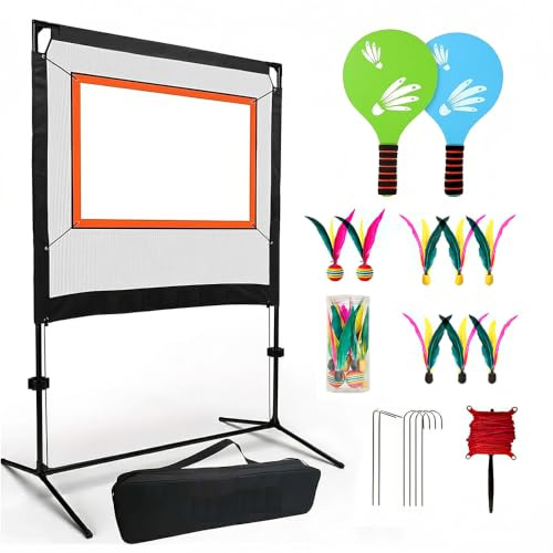 Vielseitiges Spielsystem, Familienunterhaltungs-Set, Badminton-Spiel, Indoor/Outdoor-Spaß, Tennis, Versammlungen, Picknicks und Hinterhof-Events