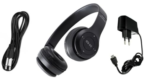LazyInsect Bluetooth Kopfhörer P47 für Kinder und Junior | Wireless On-Ear Kopfhörer mit Mikrofon - FM-Radio | MP3-Player | microSD | Leicht und verstellbar mit 3,5 mm Klinkenkabel und Netzteil im