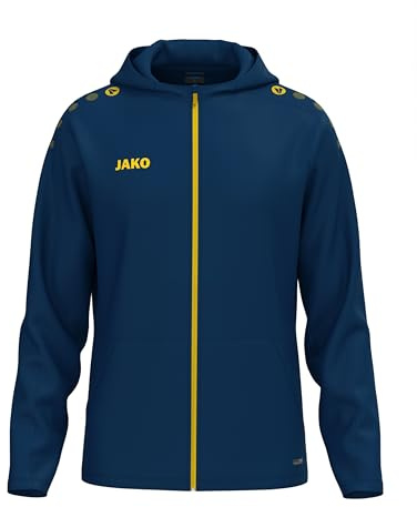 JAKO One Kapuzenjacke – Atmungsaktive Sportjacke für Herren aus 100% Polyester, mit weichem Micro-Fleece, ideal für Sport und Freizeit