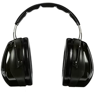 3M - CASH7A Peltor Optime 101 Over-the-Head Earmuff, Hearing Protection, Ear Protectors, NRR 27dB Green