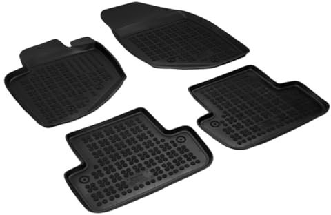 AZUGA Hohe Gummi Fußmatten passend für Volvo V70 II/XC70 ab 2/2000-8/2007 (Typ P26) AZ10300074 Automatten Gummimatten