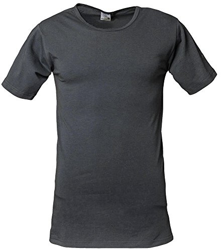 Planam 2241 190 G/M² Unterwäsche und kurzarm T-Shirt - Optimale Sicherheit und Komfort - Farbe: Grau - Größe: 48