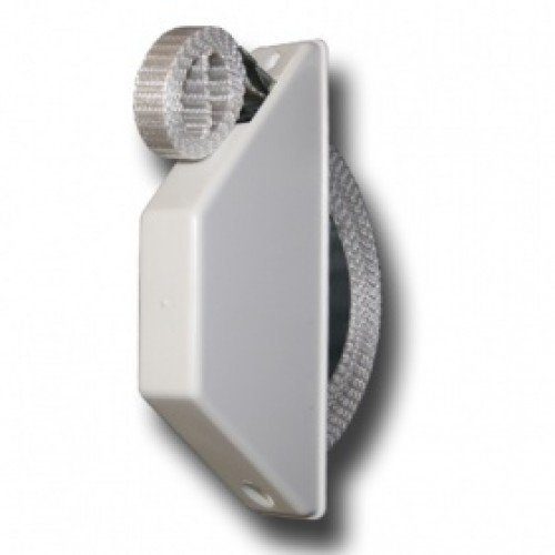 Recogedor de persiana empotrable (5 m), color blanco