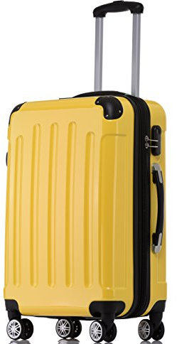 BEIBYE Reisekoffer Set 2080 – Trolley Koffer XL L M – TSA-Schloss, Zwillingsrollen, Hartschale, Handgepäck Boardcase (Green, Set)