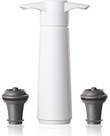 Vacu Vin 09812606 Appareil Vacu-Vin pour Retirer L'Air d'Un Bouteille Ouverte Blanc